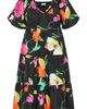 City Chic City Chic Fantasy Floral Cotton Midi Dress - 3