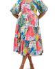 City Chic City Chic Fantasy Print Flared Midi Dress - 1