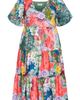 City Chic City Chic Fantasy Print Flared Midi Dress - 4