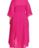 City Chic City Chic Fiona High/Low Wrap Maxi Dress - 2