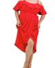 City Chic City Chic Flirtation Ruffle Off the Shoulder Cocktail Dress - 1