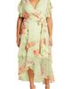 City Chic City Chic Floral High Low Faux-Wrap Dress - 1