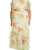 City Chic City Chic Floral High Low Faux-Wrap Dress - 2