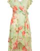 City Chic City Chic Floral High Low Faux-Wrap Dress - 3
