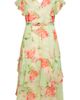 City Chic City Chic Floral High Low Faux-Wrap Dress - 4