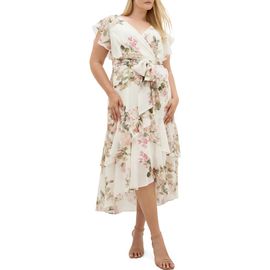 City Chic City Chic Floral Print Maxi Dress