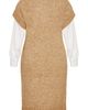 City Chic City Chic Gloria Layered Long Sleeve Knit Dress - 4