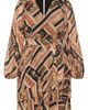 City Chic City Chic Harlow Patchwork Floral Tie Waist Minidress - 3