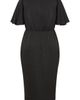 City Chic City Chic Holland Sateen Faux Wrap Midi Dress - 5