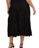City Chic City Chic Imogen Pleated Crinkle Midi Skirt - 2