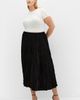 City Chic City Chic Imogen Pleated Crinkle Midi Skirt - 5