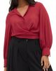 City Chic City Chic Jane Tie Hem Shirt - 1