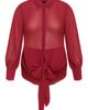 City Chic City Chic Jane Tie Hem Shirt - 3