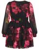 City Chic City Chic Kailey Long Sleeve Floral Print Minidress - 4