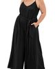 City Chic City Chic Kaira Sleeveless Wide Leg Jumpsuit - 1