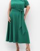City Chic City Chic Kate One-Shoulder Crepe Midi Dress - 1