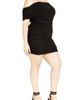 City Chic City Chic Kayla Diamante Off the Shoulder Body-Con Minidress - 3