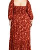 City Chic City Chic Kaylee Floral Smocked Bodice Maxi Dress - 2
