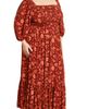 City Chic City Chic Kaylee Floral Smocked Bodice Maxi Dress - 3
