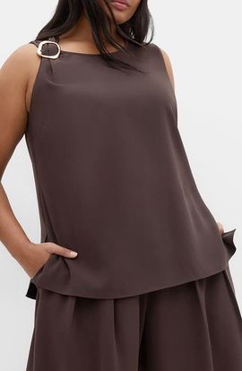 City Chic City Chic Kehlani Sleeveless Top