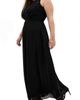 City Chic City Chic Lace Bodice Pleated Dress - 1