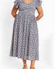 City Chic City Chic Laureli Gingham Flutter Sleeve Midi Dress - 1