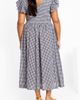 City Chic City Chic Laureli Gingham Flutter Sleeve Midi Dress - 2