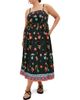 City Chic City Chic Layla Printed Midi Sundress - 1