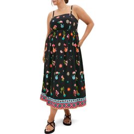 City Chic City Chic Layla Printed Midi Sundress
