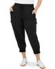 City Chic City Chic Lea High Waist Crop Jogger Pants - 1
