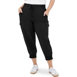 City Chic City Chic Lea High Waist Crop Jogger Pants