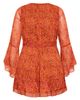 City Chic City Chic Lexi Long Sleeve Faux Wrap Minidress - 4