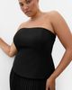 City Chic City Chic Loretta Strapless Pleated Maxi Dress - 3