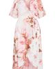 City Chic City Chic Lovers' Lane Floral Print Wrap Dress - 3