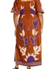 City Chic City Chic Luna Print Puff Sleeve Maxi Dress - 2