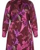 City Chic City Chic Maelynn Print Long Sleeve Wrap Dress - 4