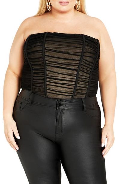 City Chic City Chic Maise Strapless Corset Top