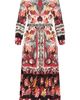 City Chic City Chic Malia Mixed Print Long Sleeve Maxi Dress - 4