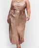 City Chic City Chic Mariam Metallic Midi Dress - 1