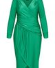City Chic City Chic Marissa Ruched Long Sleeve Midi Dress - 4