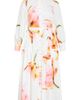 City Chic City Chic Maxi Floral Satin Maxi Shirtdress - 3