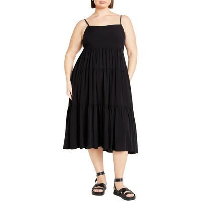 City Chic City Chic Mystic Sleeveless A-Line Dress