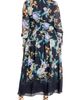 City Chic City Chic Nadia Floral Print Long Sleeve Maxi Dress - 2
