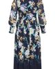 City Chic City Chic Nadia Floral Print Long Sleeve Maxi Dress - 5