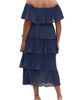 City Chic City Chic Night Garden Pleated Tiered Maxi Dress - 2