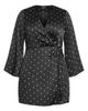 City Chic City Chic Nina Dot Wrap Dress - 3