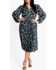 City Chic City Chic Nina Floral Midi Dress(Plus) - 1