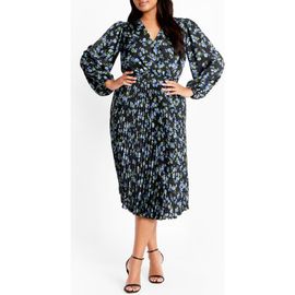 City Chic City Chic Nina Floral Midi Dress(Plus)
