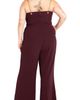 City Chic City Chic Nylah Chain Strap Wide Leg Jumpsuit - 2