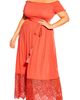 City Chic City Chic Off the Shoulder Maxi Dress - 1